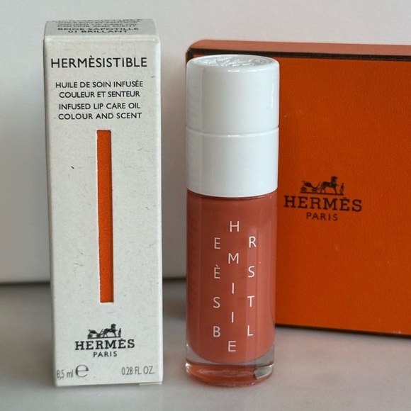 HERMES INFUSED LIP OIL -  01 Beige Sapotille - Picture 1 of 3